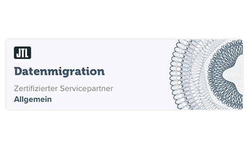 Logo JTL-Software zertifizierter JTL-Servicepartner Datenmigration knowmates