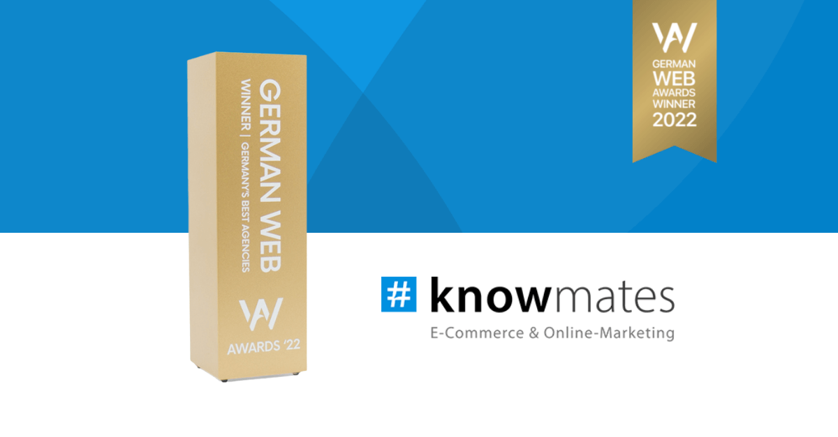 Featured image for “#knowmates ist German Web Award Gewinner 2022”