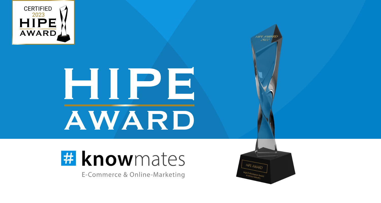 Featured image for “#knowmates ist Preisträger des HIPE AWARD 2023”